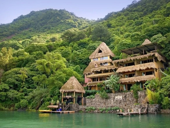 Lake-Front Eco-Boutique Lodge/Hotel For Sale in Santa Cruz la Laguna