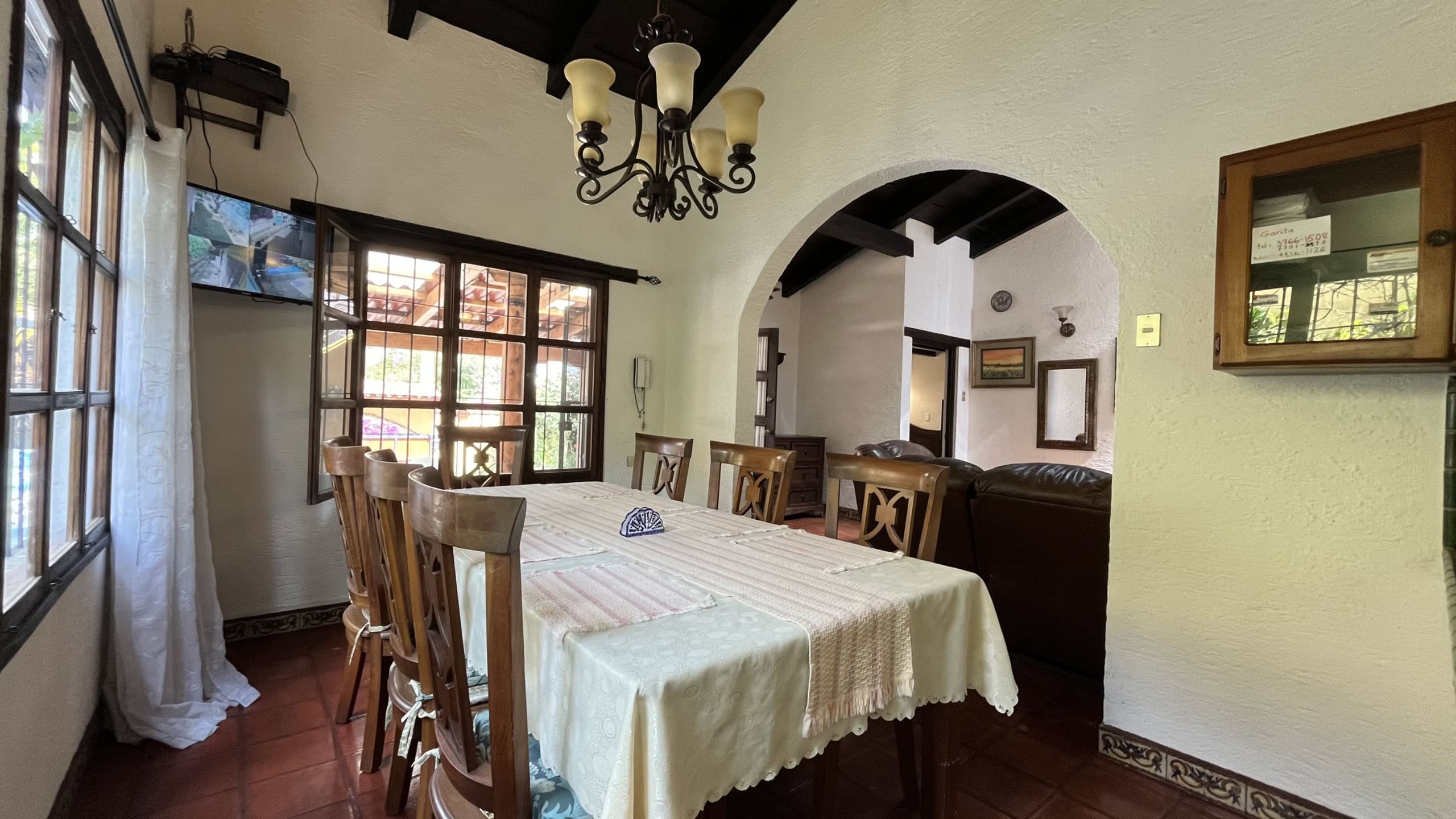 3 Bedroom house for rent, inside San Pedro el Alto, house with a pool