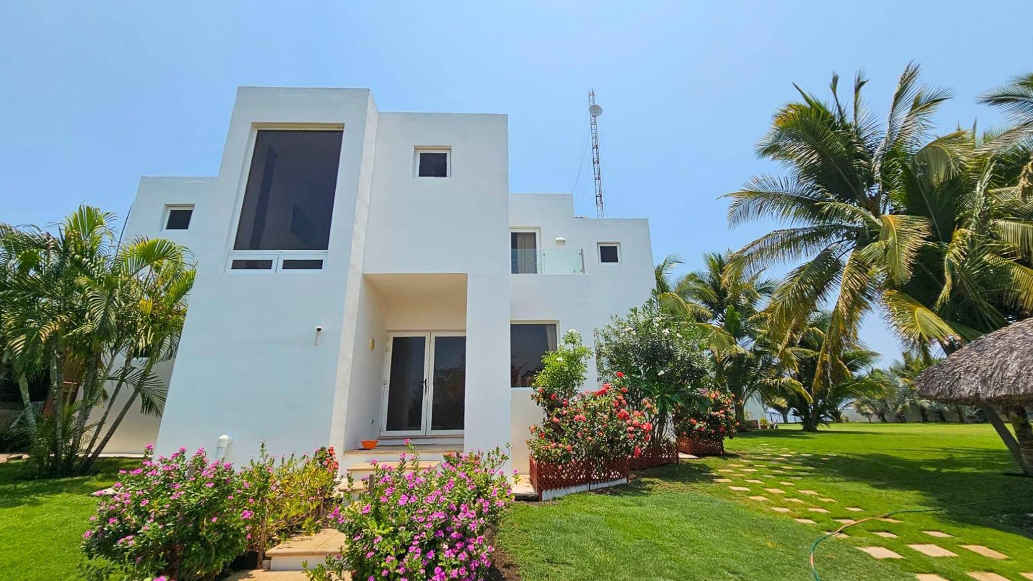 Luxury Oceanfront Estate with Pool, Rancho & Development Lot in Monterrico
