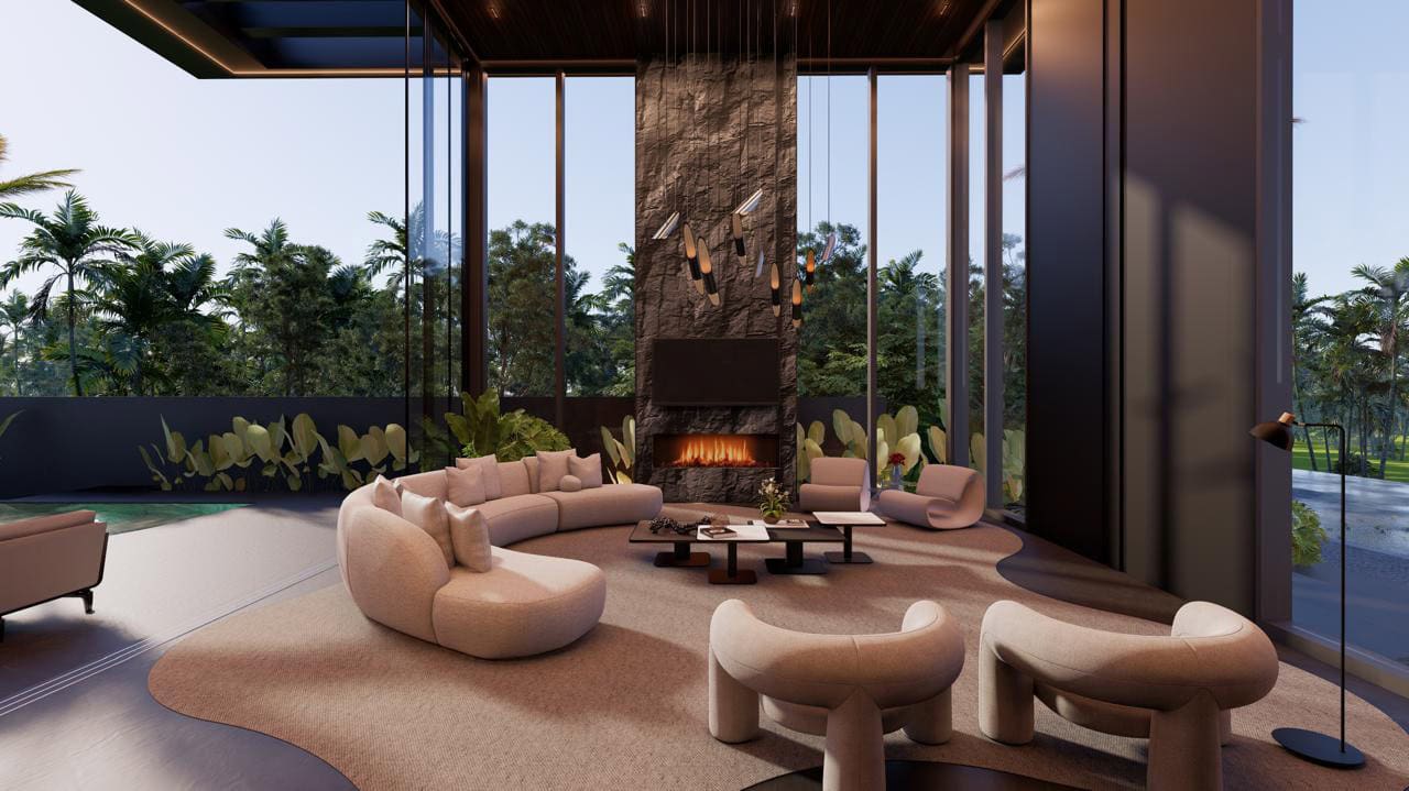 Luxurious Modern-Style Black Design House for Sale