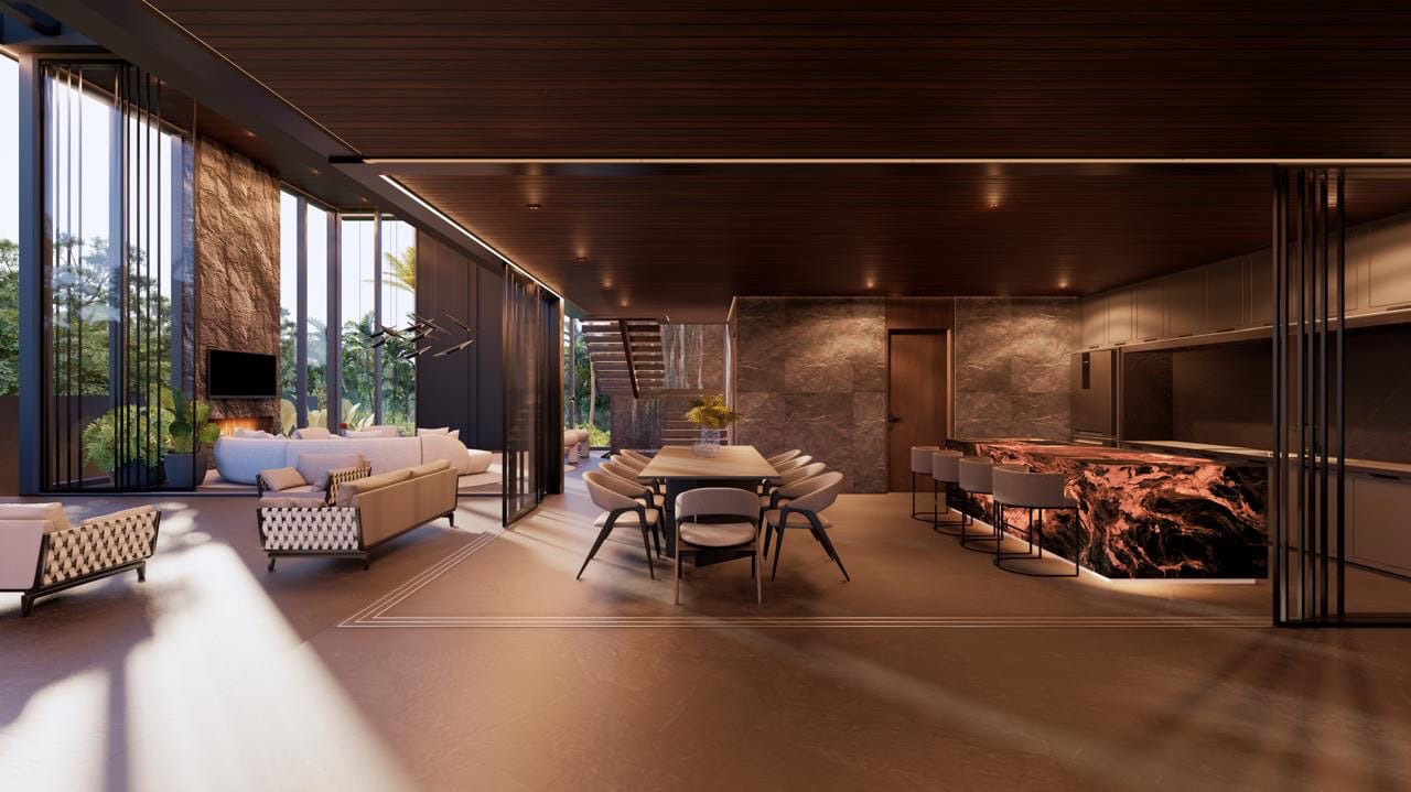 Luxurious Modern-Style Black Design House for Sale