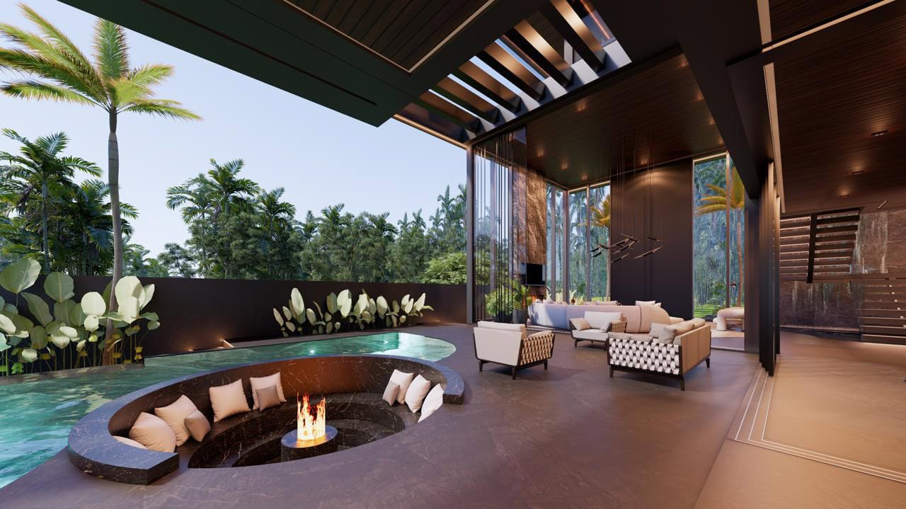 Luxurious Modern-Style Black Design House for Sale