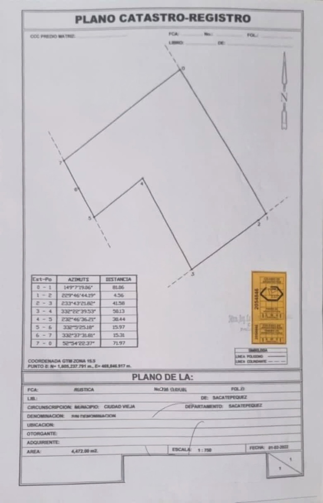 Commercial Land for Sale on RN-14 – Ciudad Vieja, Sacatepéquez