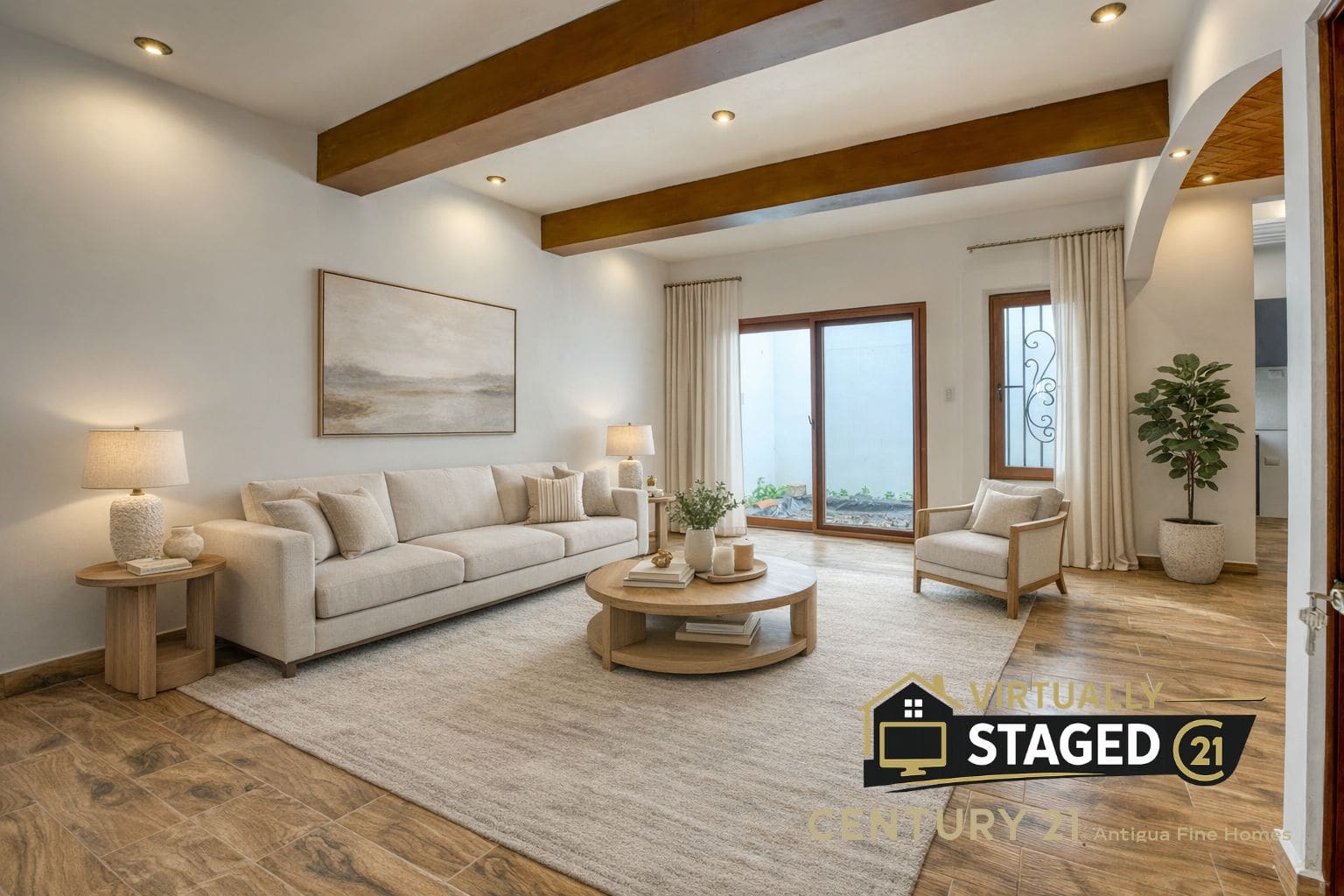 Virtual Stagged Casa de 4 Dormitorios en Exclusivo Condominio Antigua Gardens