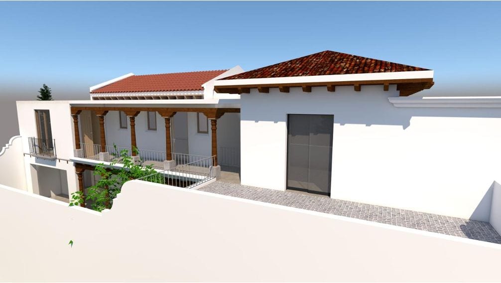 Beautiful Colonial-Style Home with Spacious Garden and Spectacular Volcano Views in Hacienda del Comendador
