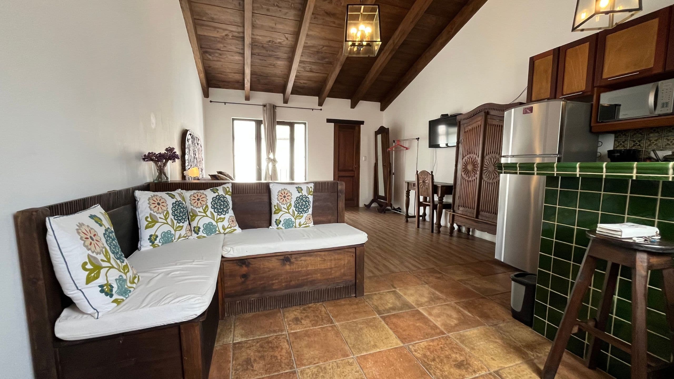 7 Studio Apartment for Rent, Just Four Blocks from Antigua’s Central Park, not in a gated community.