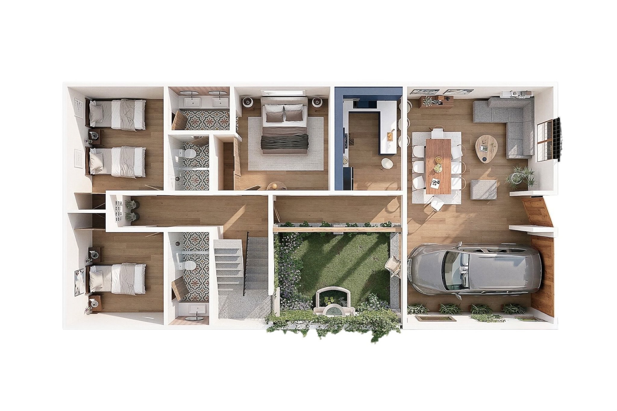 Hacienda San Juan 66 – Planta N1 Casa de 4 habitaciones en venta, a solo minutos de Antigua Guatemala, elegancia y naturaleza