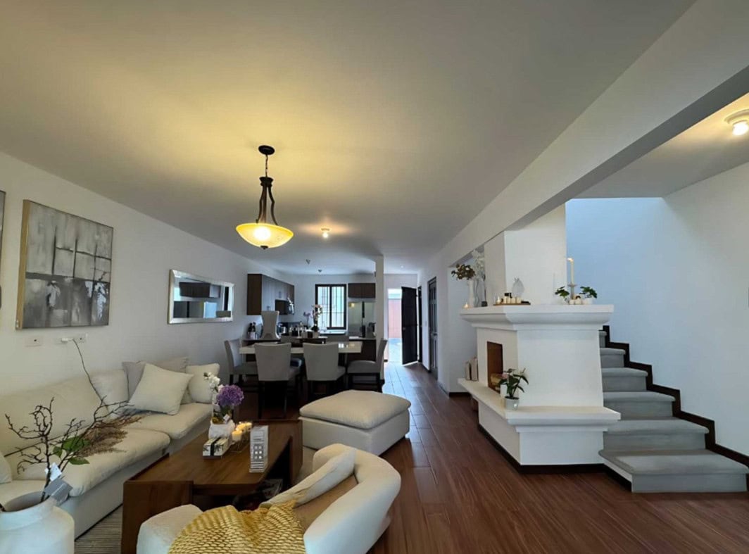 FURNISH VILLA FOR SALE 3 BEDROOMS WITH TERRACE, IN EXCLUSIVE CONDOMINIUM SANTA DELFINA, ANTIGUA GUATEMALA