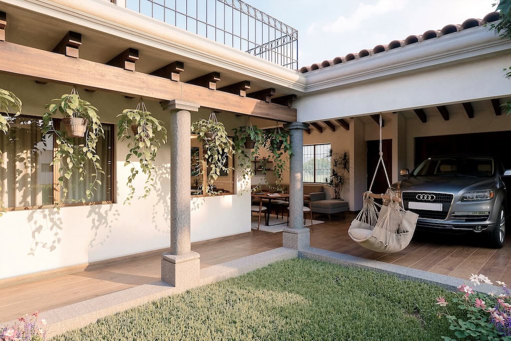 Hacienda San Juan 66 – Vista 6 (jardín) Casa en venta en Alotenango, Área de Antigua, foto 6